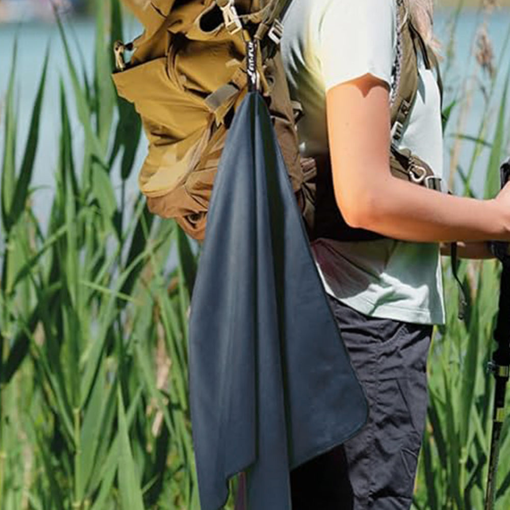 3Pcs Set Microfiber Beach Towels Quick-Dry Beach Swimming Towel for Travel Fitness Outdoor Activities Blue