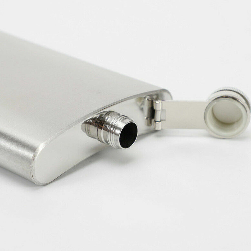 Stainless Steel Hip Flask Portable Leak Resistant Pocket Liquor Bottle