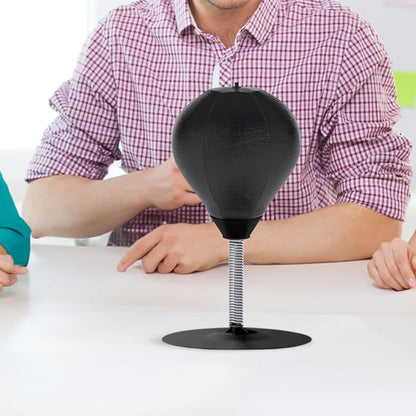 Desktop Punching Speed Ball with Clamp and Suction Cup-Black
