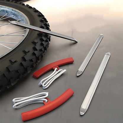 Double Head Steel Tyre Lever Tool with Curved and Straight Ends