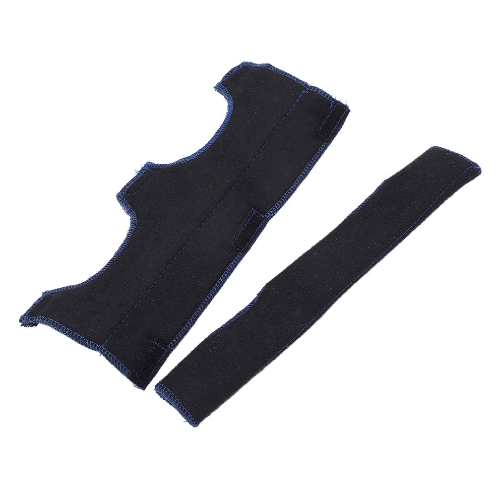 2 Cotton Fire Resistant Foam Hard Hat Sweatbands-Black
