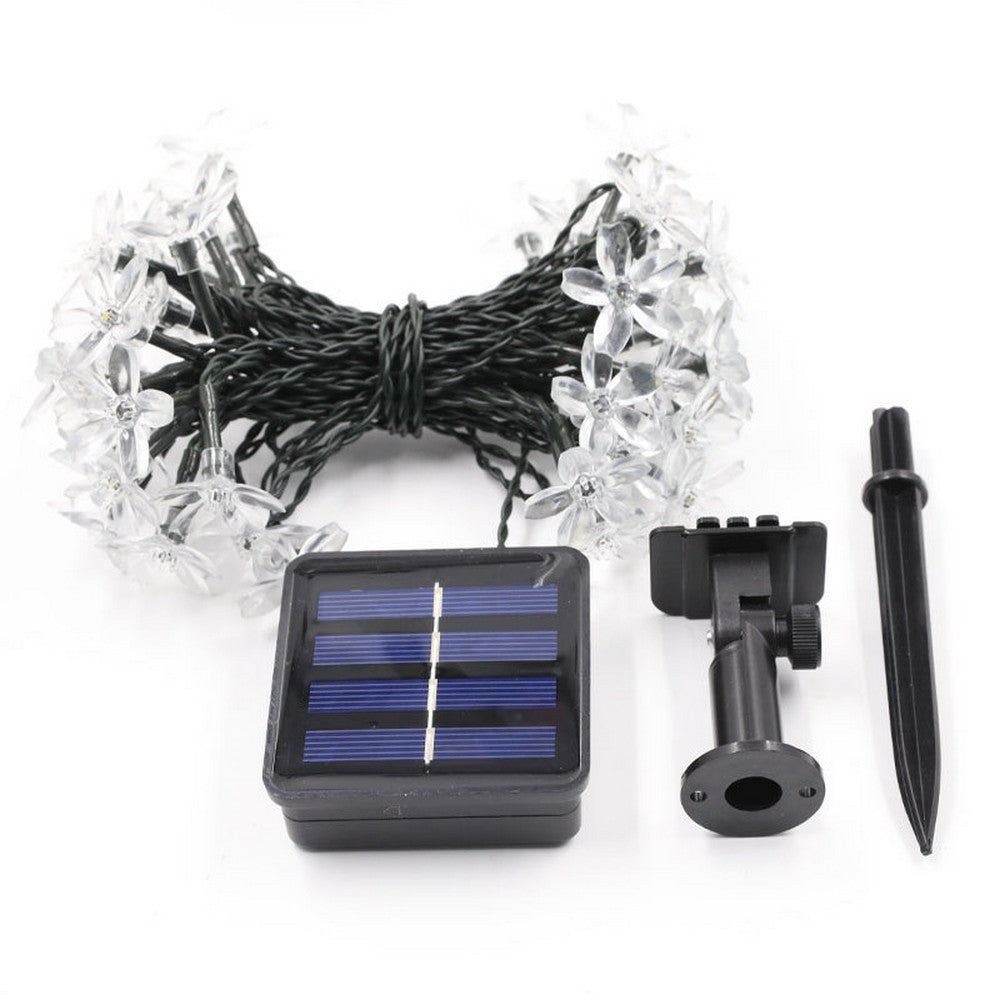 50LEDs Solar Powered String Lights Outdoor Party Fairy Lights Garden Decor -Warm White