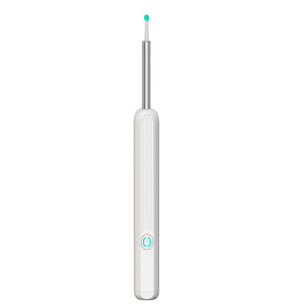 Wireless WiFi Ear Wax Removal Kit with HD Camera 360 Degree Visual Ear Cleaner-White