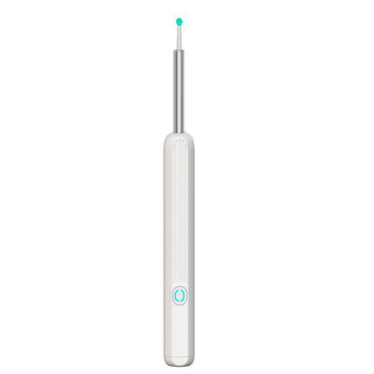 Wireless WiFi Ear Wax Removal Kit with HD Camera 360 Degree Visual Ear Cleaner-White