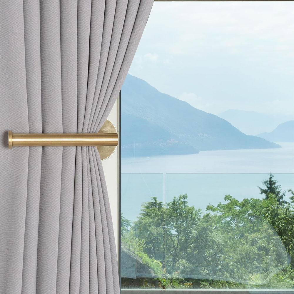 2 Piece Curtain Holdback Hooks and Tissue Roll Holders-Gold