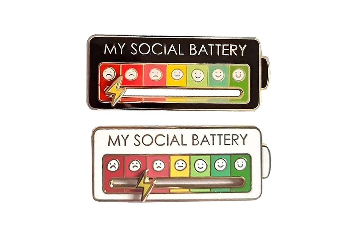 2 Pieces Funny Enamel Pins