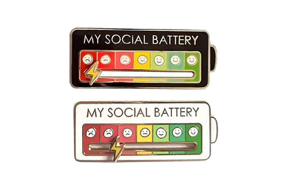 2 Pieces Funny Enamel Pins