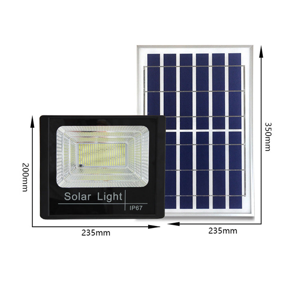 200W Solar LED Flood Light Water Resistance Outdoor Spotlight Garden Yard Lamp