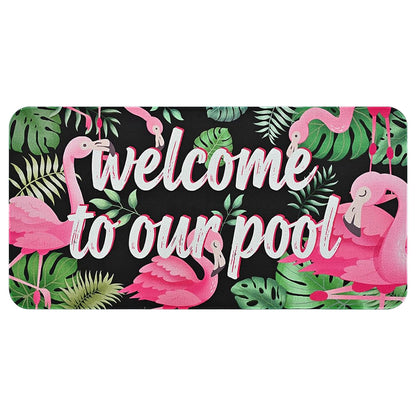 Summer Pool Floor Mat Non Slip Diatomite Mat for Outdoor Patio Beach-Style2