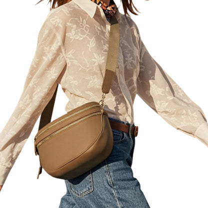 Oxford Cloth Large Capacity Crossbody Bag ¨C Lightweight Shoulder Messenger Bag for Women Caramel