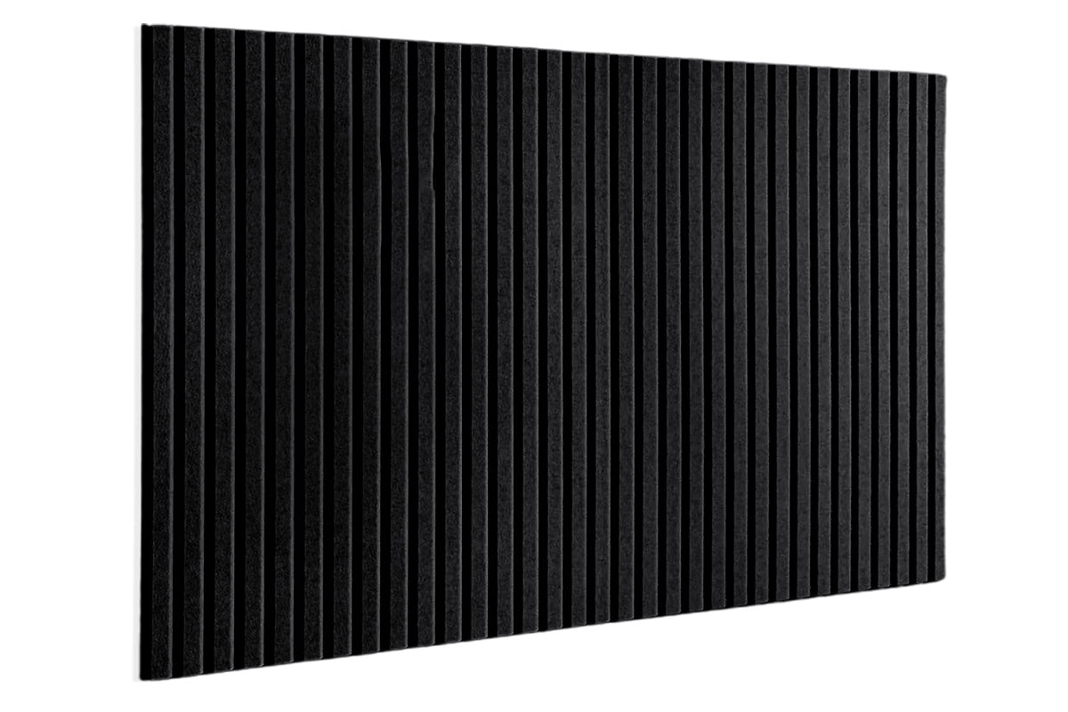 Felt Wall Tiles Self Adhesive Felt Bulletin Board Tiles Push Pin Organizer Board -Black
