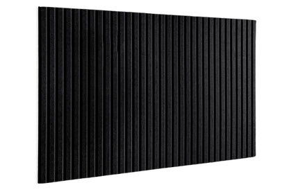 Felt Wall Tiles Self Adhesive Felt Bulletin Board Tiles Push Pin Organizer Board -Black