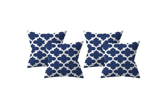 4Pcs 45X45CM Art Linen Square Geometric Design Throw Pillow Case Home Decor Cushion Cover-ST2