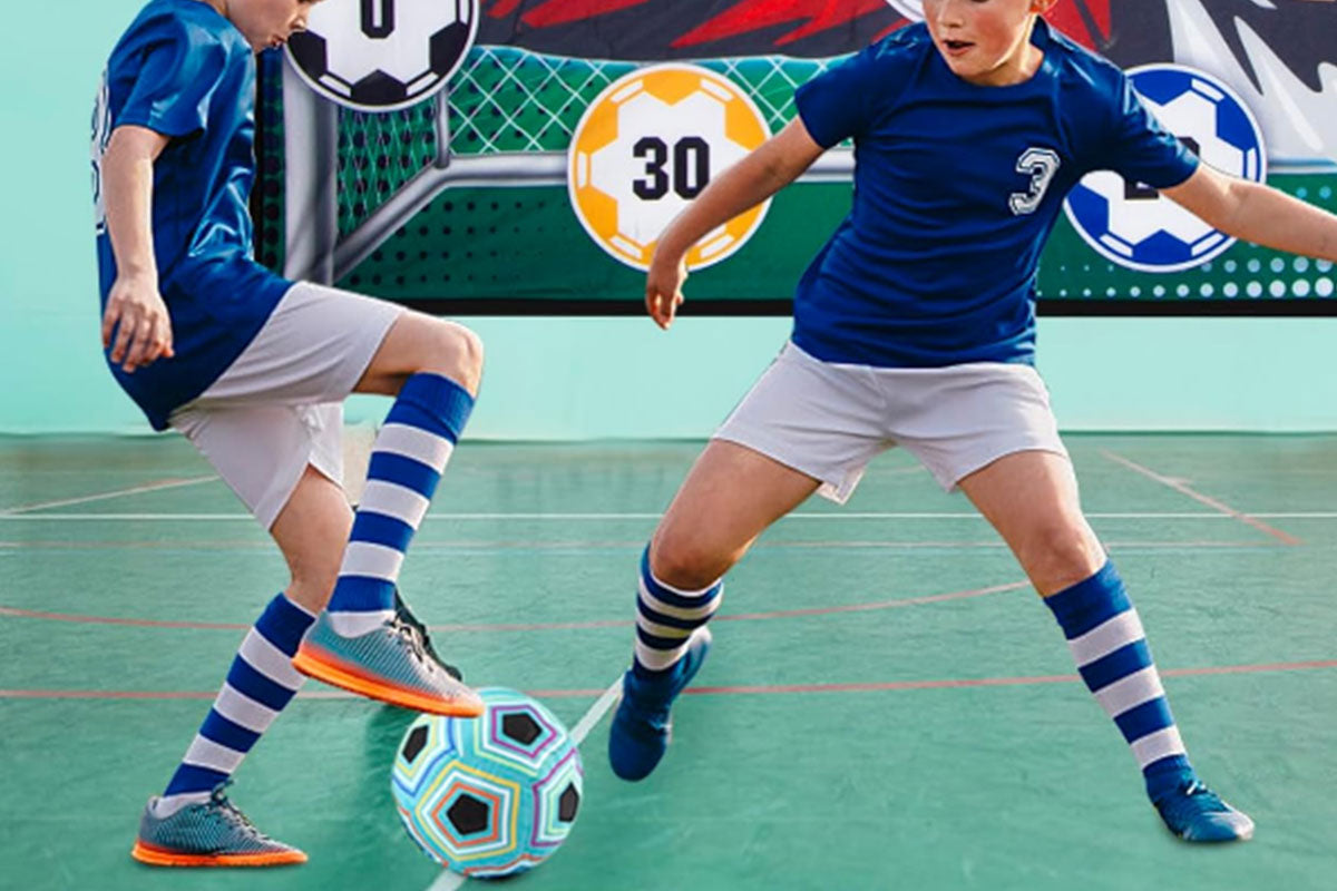 Portable Soccer Goal Set - Blue