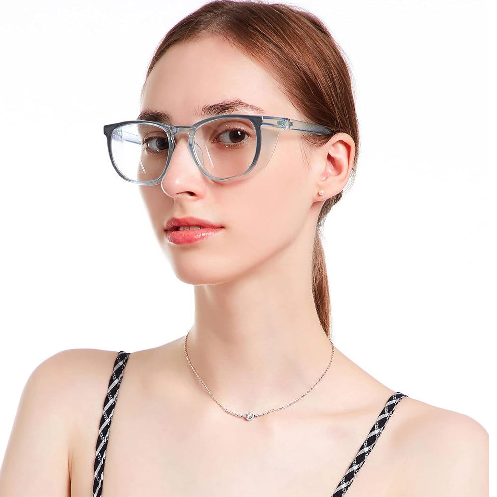 Safety Goggles Anti-Fog Blue Light Blocking Safety Glasses Protective Eyewear Blue