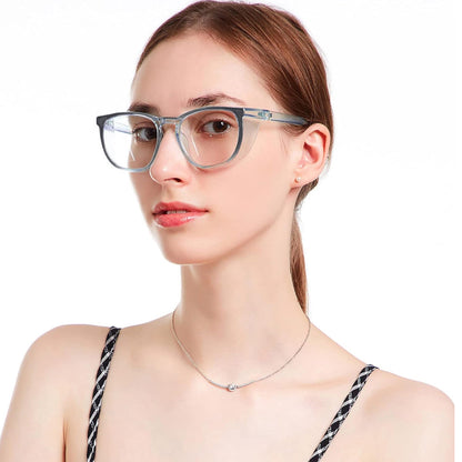 Safety Goggles Anti-Fog Blue Light Blocking Safety Glasses Protective Eyewear Blue