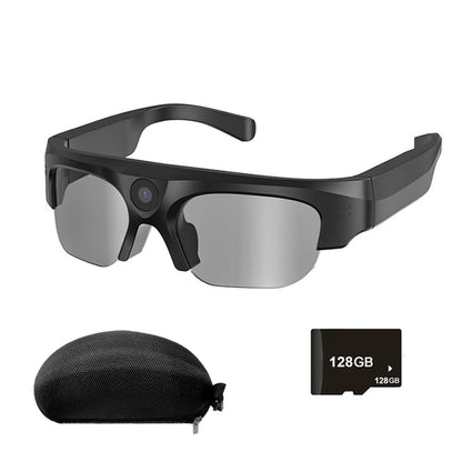 4K HD Sunglasses Camera Bluetooth Sunglasses for Outdoor Sports with 128G TF Card