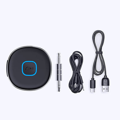 Bluetooth 5.0 Wireless Audio Receiver Portable 3.5mm Aux Car Adapter for for Car Home Stereo Speaker