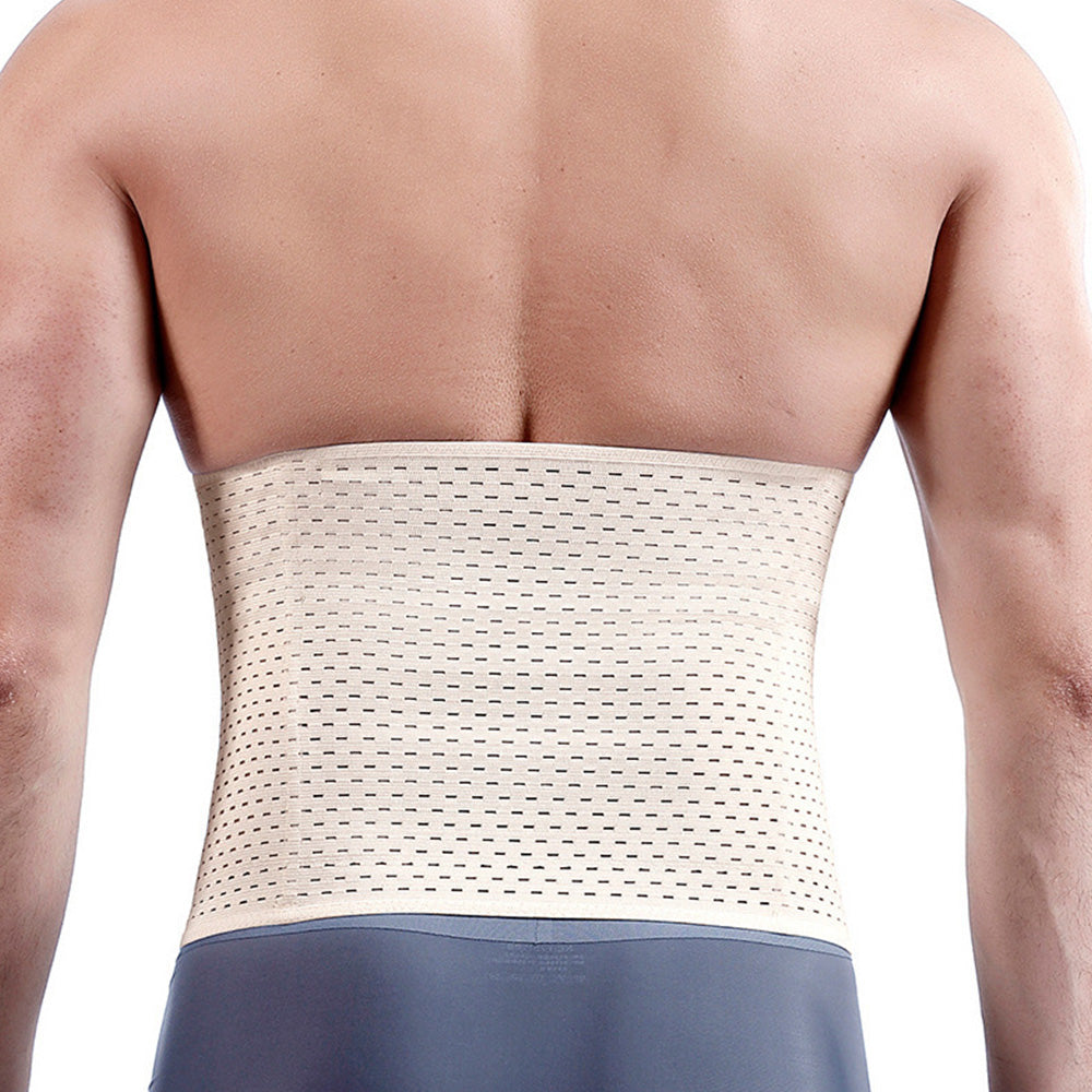 Waist Trainer For Men Waist Trimmer Tummy Shapewear Slimming Girdle Back Support-Cuticolor