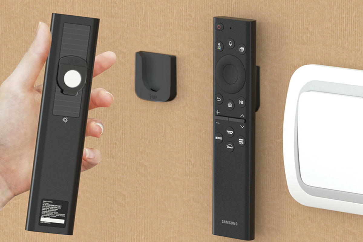 4PCS  Remote Control Wall Mount Holder Remote Control Organizers -Black