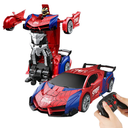 2.4GHz Remote Control Deformation Toy Car 360 Degree Rotating Spider Transform RC Car Toy