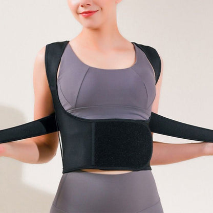 Adjustable Posture Corrector Low Back Support Shoulder Brace Belt for Women Men