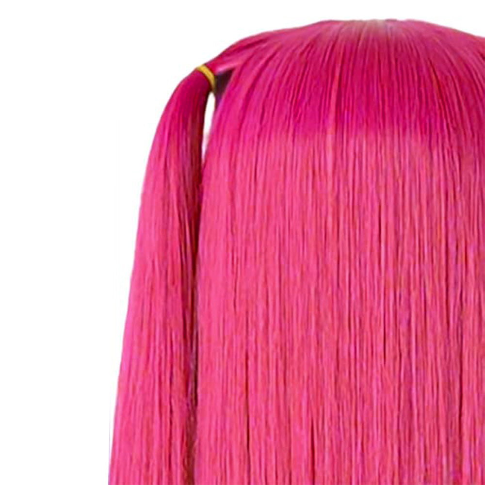 Kids Cosplay Wig for Girls Cartoon Role Play Costume & Halloween Party Gift Pink