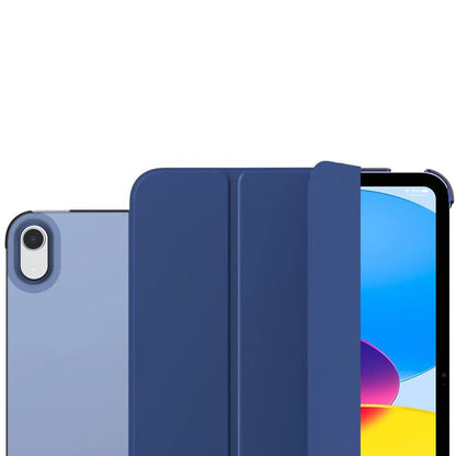 Compatible Case for iPad 10th 11th Gen A16 Tri-Fold Smart Cover Auto Wake Sleep-Dark Blue