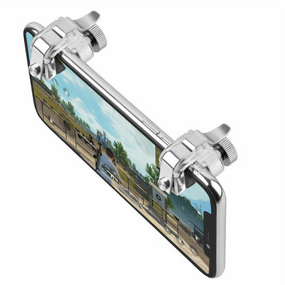 2PCS Smart Phone Game Trigger Shooter Gamepad Joysticks  Mental Button For PUGB Controller