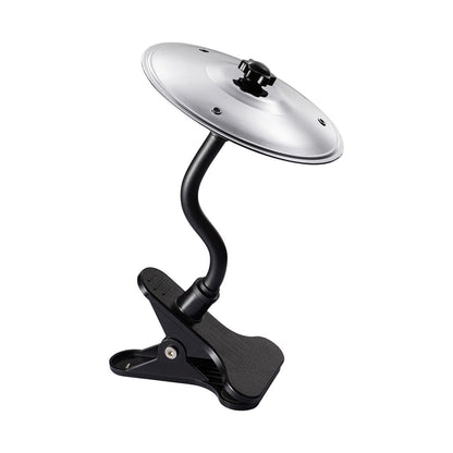 Clip On Desktop Cymbal Mini Musical Instruments Desk Symbol Drum For Music Lovers-Silver