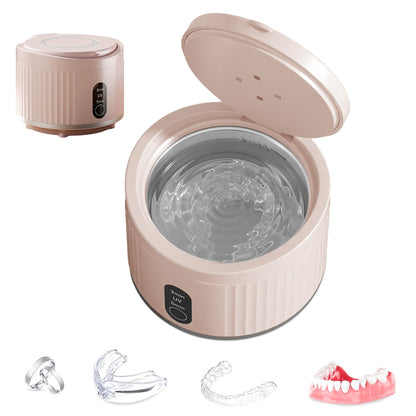 Ultrasonic Retainer Cleaner for Dentures Jewelry - Pink