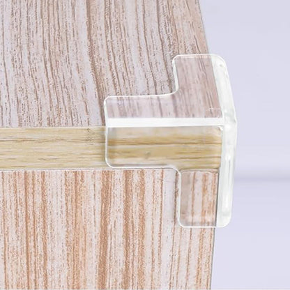 16Pcs T-Shape Corner Protectors Set Clear Furniture Corner Guard for Table Edges Sharp Corners