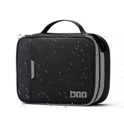 Electronic Organizer Travel Case Cable Organizer Bag For Travel Essentials-Black