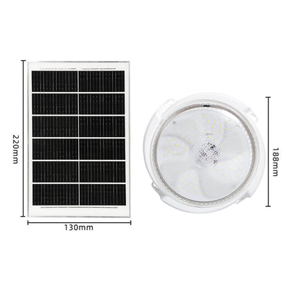 Solar LED Ceiling Light for Garden Garage Wall-Mounted Porch Lamp - 60W