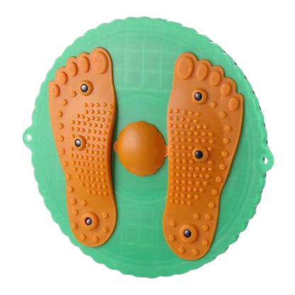 Magnetic Waist Twisting Disc Resistance Twist Board Balance Fitness Trainer Green
