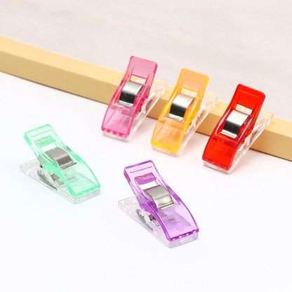 100-Pack Quilting Sewing Clips Random Color Craft Clips for Sewing & DIY