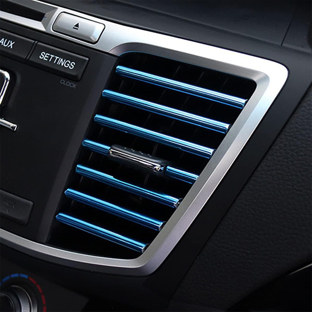 20 Pack Car Interior Air Vent Decorative Trim Strip-Blue