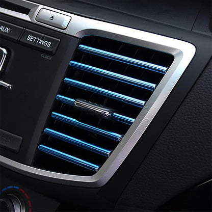 20 Pack Car Interior Air Vent Decorative Trim Strip-Blue