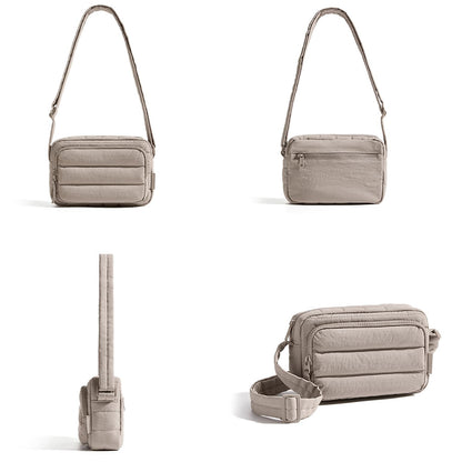 Large Capacity Crossbody Bag -Camel