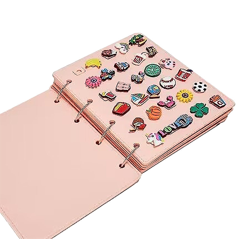 Shoe Charms Organizer Charms Display Holder Pink