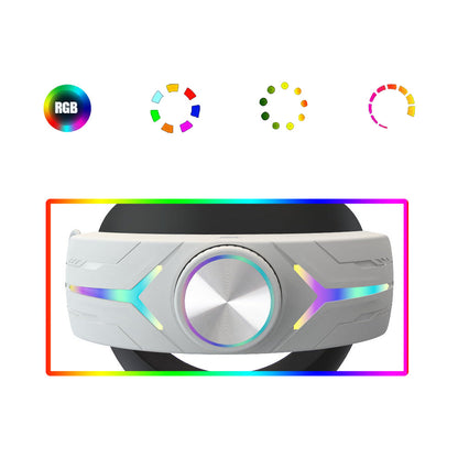 For Meta Oculus Quest 3 VR Head Strap RGB Comfort Headstrap White