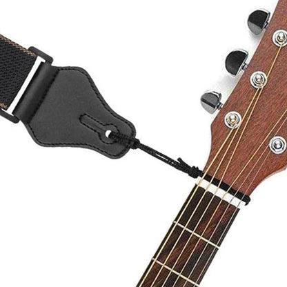 Guitar Strap for Acoustic Classic Electric and Bass Guitars -Black