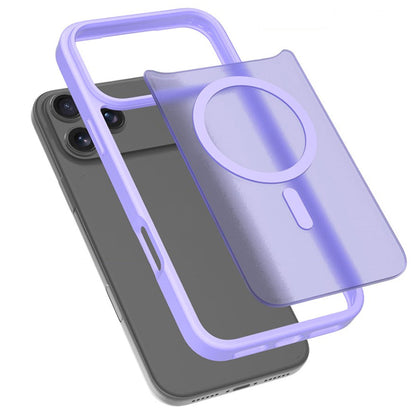 Magnetized MagSafe Phone Case ¨C Shockproof Matte Protective Cover for iPhone 17 Pro Max and 17 Air Light Purple