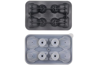 3D Cat Ice Cube Mold Fun Shapes Cat Lover Gifts Silicone Large Craft Ice Mold for Whiskey Cocktails Bourbon-Black