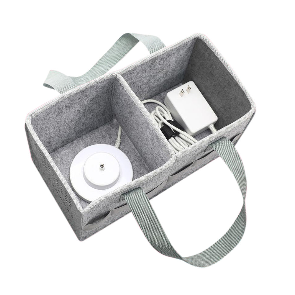 Portable Felt Cloth Storage Bag for Kidsâ€?Musical Speakers Gray