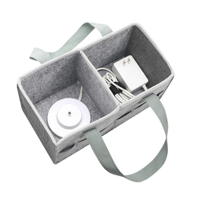 Portable Felt Cloth Storage Bag for Kidsâ€?Musical Speakers Gray