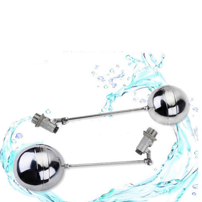 2Pcs 304 Stainless Steel Automatic Water Level Float Valves-DN15
