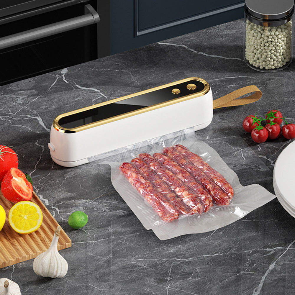 Cordless Portable Mini Vacuum Sealer Machine-White