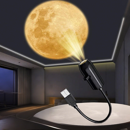 USB Star Projector Light Galaxy Planet Night Lamp