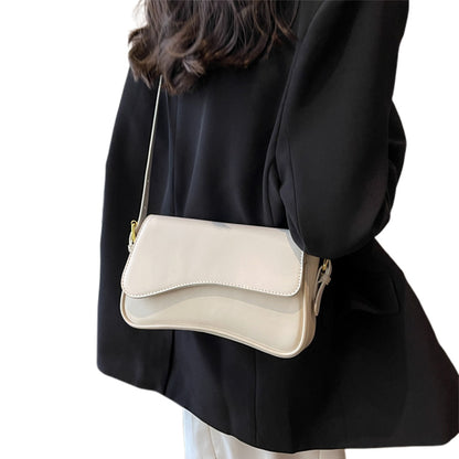 One Shoulder Bag For Women Trendy Underarm Bag Fashion Handbag-cream
